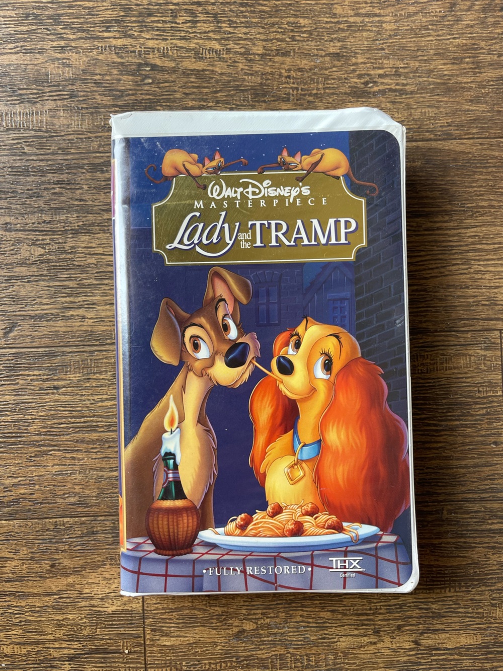 Disney Lady and the Tramp VHS Walt Disney Masterpiece Collection 1998